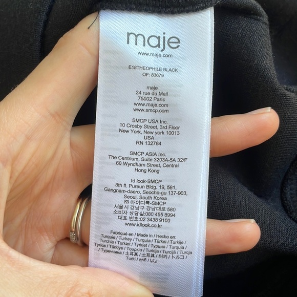 Maje Butterfly Embroidered Sweatshirt - Picture 5 of 6